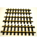 NEW BRIGHT Holiday Express 3 Pc STRAIGHT TRAIN TRACK (Fits 384-387 G Sca... - £28.76 GBP