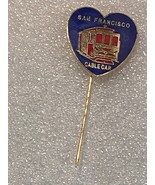 2 1/4&quot; San Francisco Cable Car Stick Pin w/Flag *Pre-Owned* DTB - $11.99