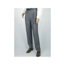 Men Apollo King Banded Collarless suit Mandarin 5 Button Wide leg M5-3 Gray New image 2