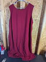 Studio 1 Red Polyester Blend Size 24W Sleeveless Dress - $24.75