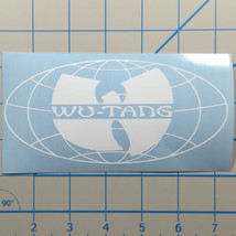 Wu Tang Forever 6&quot;&quot; White Vinyl Decal Sticker New - £9.24 GBP