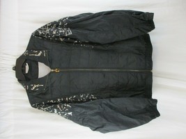 Vtg 80s 90s Pierre Cardin Womens Nylon Windbreaker Track Jacket Large L - £16.55 GBP