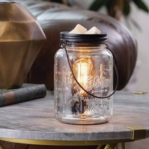 Mason Jar electric Wax Warmer light  with Vanilla wax chunks image 2