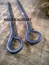 Medieval Larp Viking Hairpin, Black Smith Hairpin Medieval Costume - €51,75 EUR