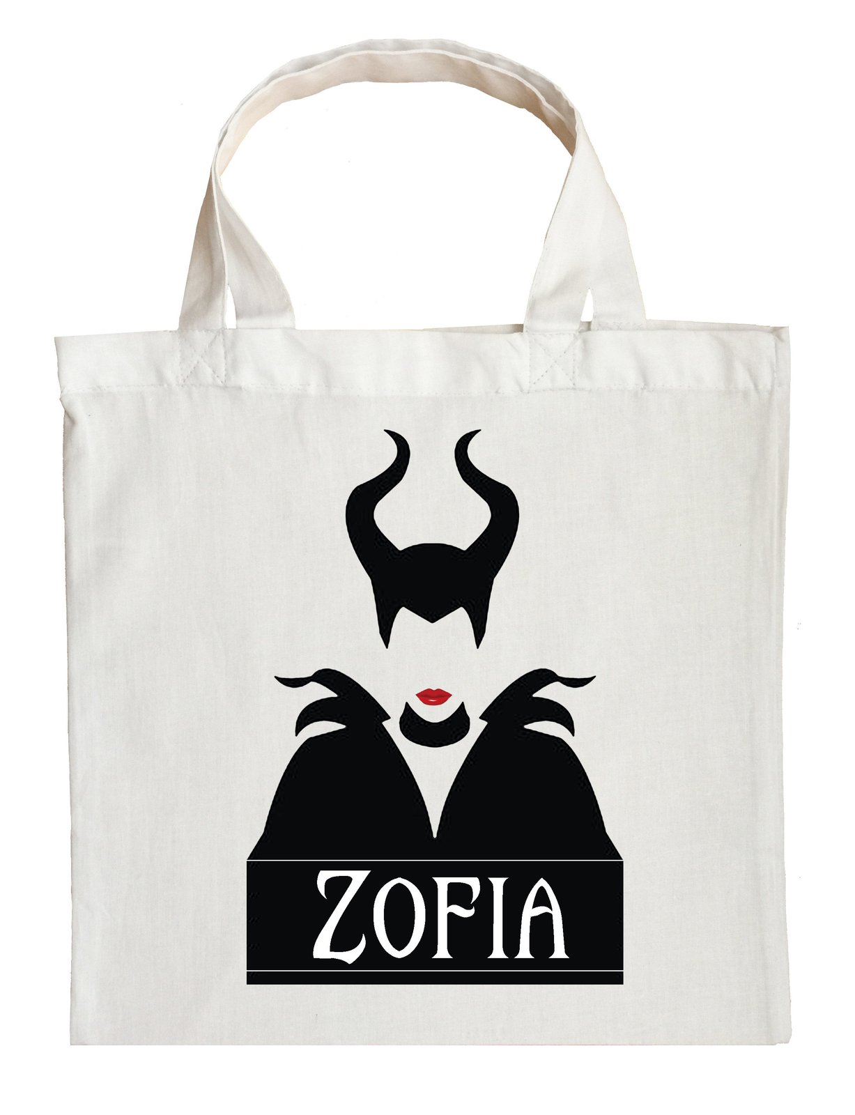 Maleficent Trick or Treat Bag - Personalized Maleficent Halloween Bag