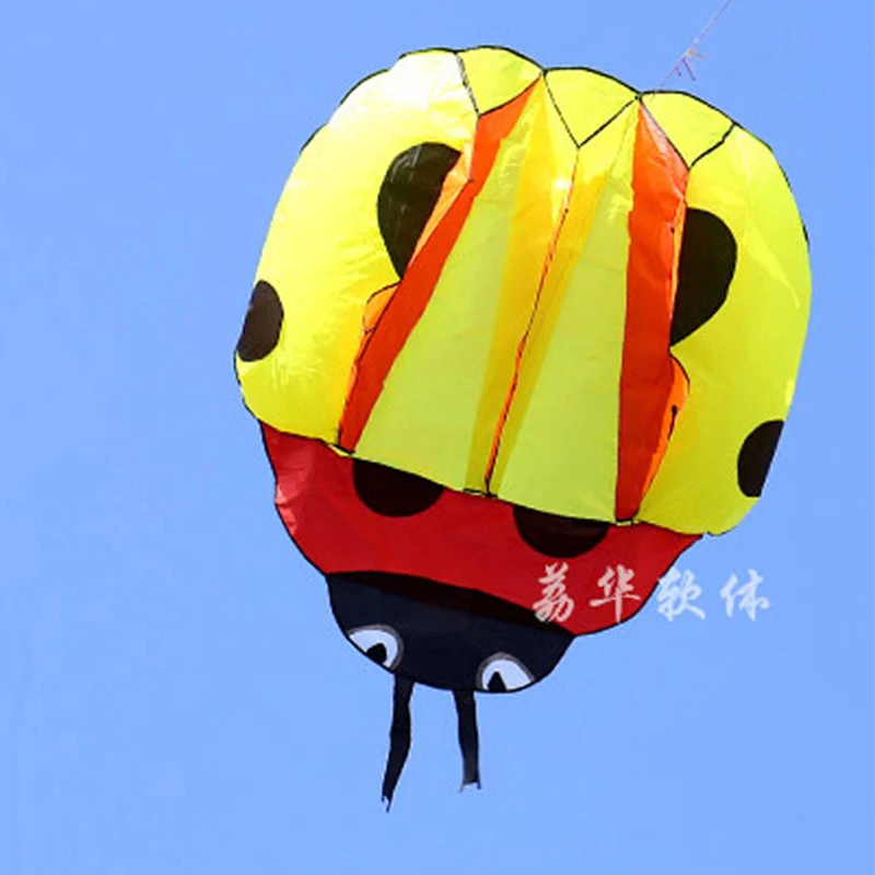 Kids 1.7M Insect Soft Kite Inflatable Skeletonless Stereoscopic Nylon Kite - £26.94 GBP