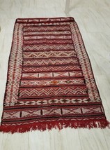 New Large Moroccan Handmade carpet Berber Zemmour khemisset, ships from U.S. - £299.63 GBP