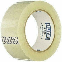 Qty 2 - Uline S-423 Industrial Packing Tape 2&quot; x 110 yds (330 feet) 2 Mil, Clear - £14.92 GBP