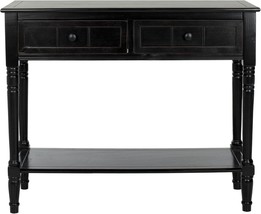 The Distressed/Black 2-Drawer Console Table From The Samantha Collection By - £129.40 GBP