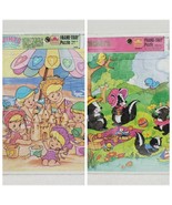 Quints  Picnickers Frame-Tray Puzzles 2-PACK 12-Piece Beach Golden 1990 NEW - $12.30 CAD