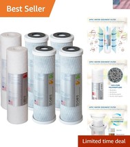 High-Capacity APEC 10&quot; Water Filter Replacement Set - Eliminates Odor &amp; ... - $2,241.64 MXN