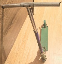 Vintage Freestyle Kick Scooter Green Purple Chrome Works Distressed Need... - $460.26 MXN
