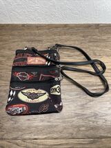 Harley Davidson Motorcycle Crossbody Purse Multiple Zippers Handbag KG JD - $18.81