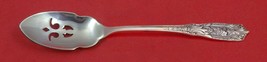 Milburn Rose by Westmorland Sterling Silver Olive Spoon Pierced Custom 5 5/8" - $58.41