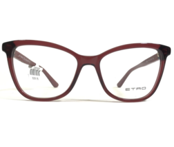 Etro Eyeglasses Frames ET2647 622 Clear Burgundy Red Cat Eye Full Rim 51-16-140 - £31.45 GBP