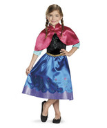 Disguise Kids&#39; Disney Frozen Anna Princess Halloween Costume Sz Medium 7-8 - $40.60 CAD