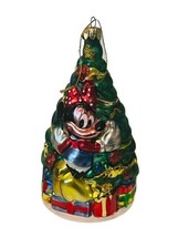 Walt Disney Christmas Ornament Adler Radko Mickey Mouse Minnie Tree Figurine Vtg - £38.84 GBP