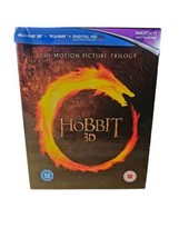 The Hobbit Trilogy Boxset in 3D &amp; Blu-ray (12 Discs) Lord Of The Rings Prequel  - £19.06 GBP
