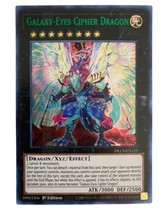 YUGIOH Galaxy-Eyes Cipher Dragon DLCS-EN125 1st ed Ultra Rare Green - $3.81