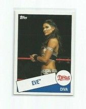 Eve 2015 Topps Heritage Wwe Divas Card #51 - £3.92 GBP