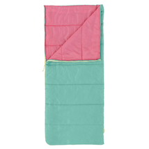 50F Youth Warm Weather Rectangle Sleeping Bag - Teal &amp; Pink - €27,96 EUR