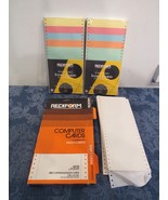 Rediform Continuous Index Cards Dot Matrix 2 Packs 500 New Plus Bonus   - $81.16 CAD