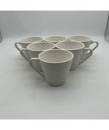 Vtg Syracuse China 12-B Syralite Coffee Cups Tea Cups Set Of 6 Off White - $54.60 CAD
