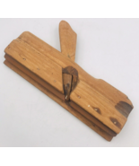 Vintage Antique Wood Rabbet Molding Plane w/o Blade 10.25&quot;x3.5&quot;x1.5&quot; Unb... - $14.01