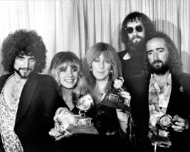 Fleetwood Mac Stevie Nicks Mick Christine McVie Lindsey Grammy Award 16x20 Canva - £55.93 GBP