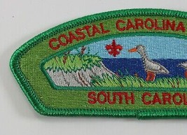 Vintage Coastal Carolina South Carolina Green BSA Boy Scout CSP Shoulder Patch - £9.37 GBP