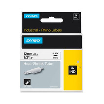 DYMO 18055 DYMO RHINO 1/2IN X 5FT, WHITE HEAT SHRINK TUBES - £59.50 GBP