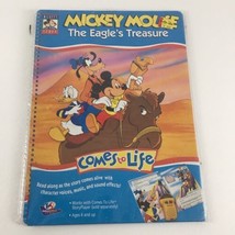 Comes To Life Interactive Book Mickey Mouse Eagle&#39;s Tresure Vintage 1990&#39;s NEW - £23.29 GBP