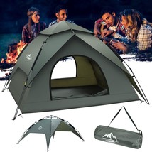 Instant Pop Up Tents For Camping, 4-5 Person 2-3 Person Camping Tent, Ou... - £61.37 GBP