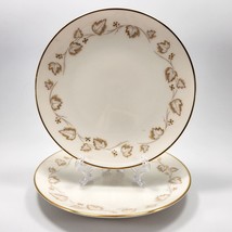 Noritake Goldivy Bread Butter Plate 6.5in Set of 2 Cake Ivory Gold 7531 - £15.84 GBP