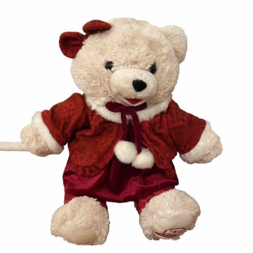 Dan Dee 2011 SnowFlake Teddy Bear Christmas Red Holiday Outfit Plush - £15.23 GBP