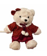 Dan Dee 2011 SnowFlake Teddy Bear Christmas Red Holiday Outfit Plush - £14.94 GBP