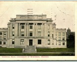 Chemical Building University of Wisconsin Madison WI UDB Postcard I1 - $6.88