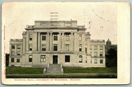 Chemical Building University of Wisconsin Madison WI UDB Postcard I1 - £5.43 GBP