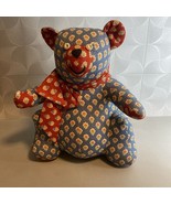 Vintage Fabric Teddy Bear 16” Plush - $15.48