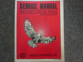 1985 1986 1987 Harley Davidson Fx Softail Modelli Servizio Riparazione Manuale - £157.17 GBP