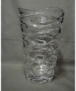 Flowing  9 Inch Tall Mikasa Crystal &quot;Atlantic &quot;Vase - $36.00