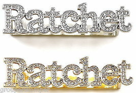 RATCHET Ring 2 - 3 Finger New Rhinestone High Fashion with Back Plate Design - £17.44 GBP