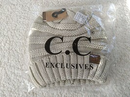 C.C Exclusive Warm Soft Double Braided Knit Beanie - £13.44 GBP