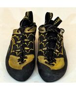 La Sportiva Miura Lace Climbing Shoes Black Yellow Vibram XS Edge Size 3... - $70.15 CAD
