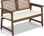 Fg161167 Tioman Hardwood Outdoor Bench In Natural Teak Oil From Furinno. - £96.39 GBP