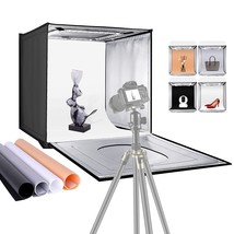 NEEWER Photo Studio Light Box, 16&quot; x 16&quot; Shooting Light Tent with Adjust... - $120.64