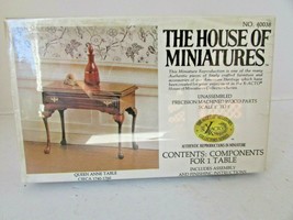 HOUSE OF MINIATURES 40038 QUEEN ANNE TABLE NEW  AMER. HERITAGE DOLLHOUSE... - $9.67