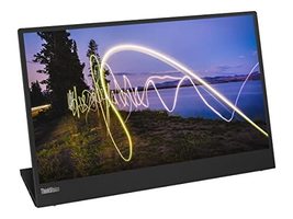 Lenovo ThinkVision M15 15.6&quot; Full HD WLED LCD Monitor - 16:9 - Raven Black - £114.24 GBP