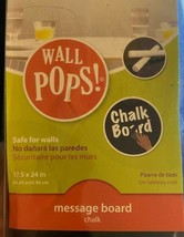 Wall Pops Chalk Board / Message Board 783784 17.5&quot; x 24&quot; - $9.65