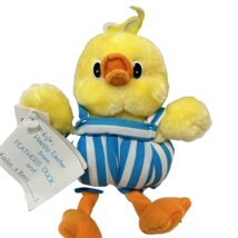 Vintage 1991 American Greeting Plush Easter Feathers Duck Stuffed Animal 7&quot; - £6.78 GBP